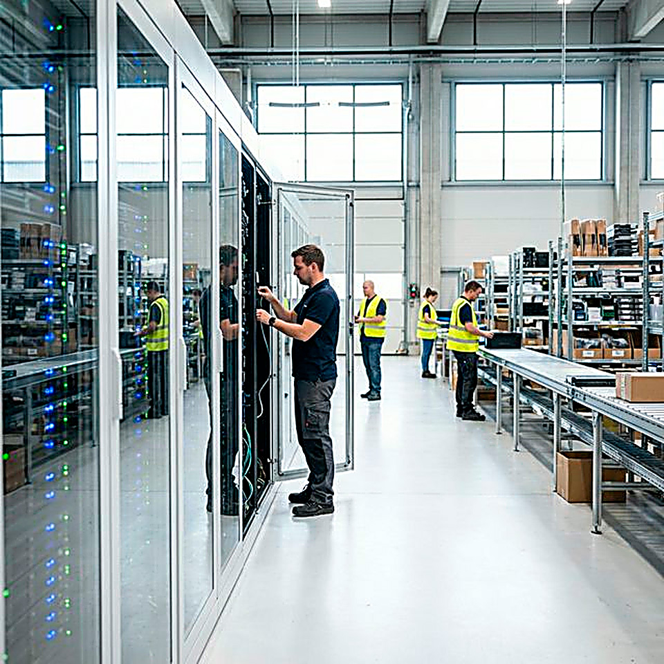 Server room hardware components